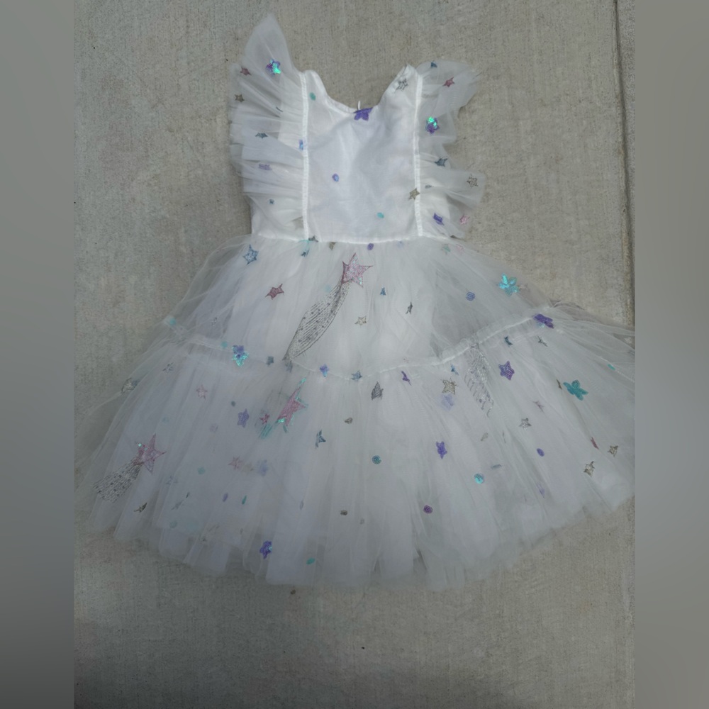 Lola + The Boys White Starry Dress